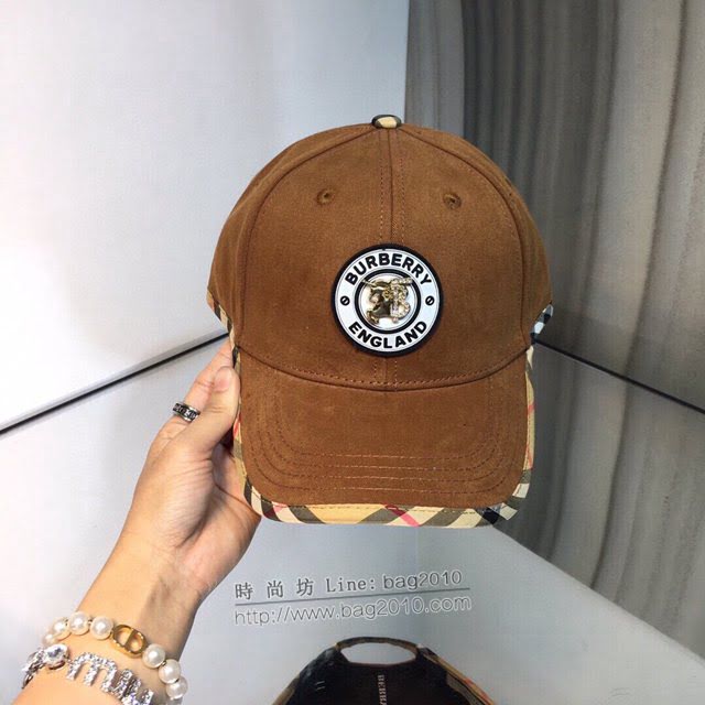 Burberry新品男士帽子 巴寶莉刺繡2021早春棒球帽鴨舌帽  mm1259